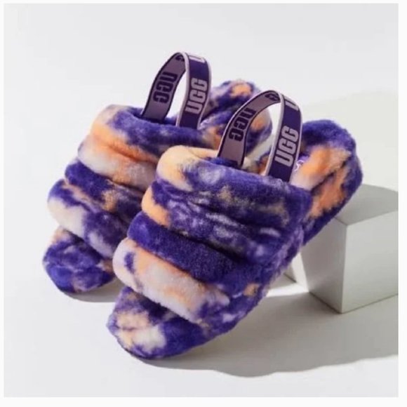 UGG Shoes - Ugg | Fluff Yeah Slide Slippers Sandals in Violet Marble